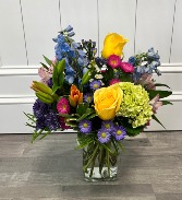 September Birth Arrangement All Around Vase Arrangement