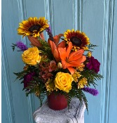 FALL BLOOMS FALL ARRANGEMENT