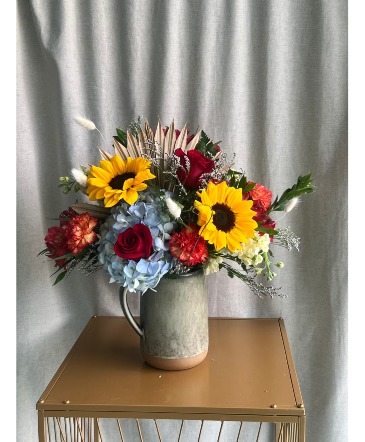 SEPTEMBER SURPRISE MAJESTIC MEADOW FALL ARRANGEMENT in Hampstead, NC | Surf City Florist