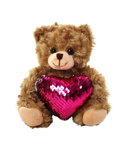 Sequin Heart Bear Gifts