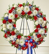 Serene Blessings, True Patriot Standing  Wreath