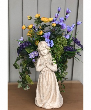 Serene Ceramic Angel  Silk 