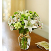 Serene Green Flower Arrangement