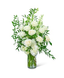 Serene Light Flower Arrangement