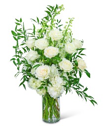 Serene Light Flower Arrangement