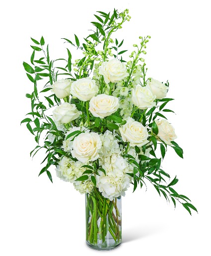 Serene Light Flower Arrangement