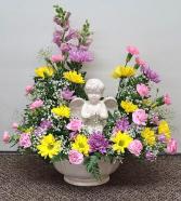 Serene Peace  FHF-S22 Fresh Flower Arrangement (Local Delivery Area Only)