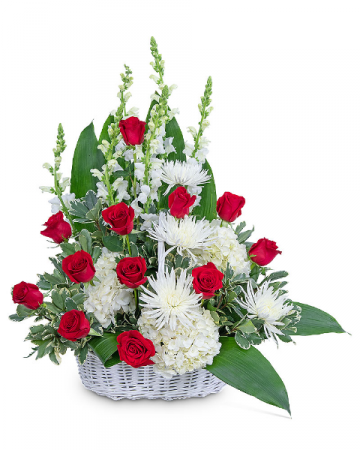 Serene Sanctuary Basket Sympathy