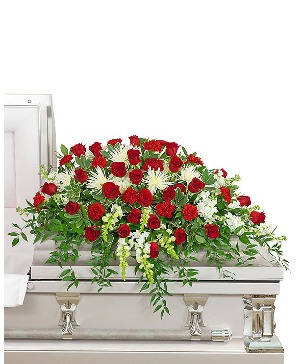 Serene Sanctuary Casket Spray Casket Spray