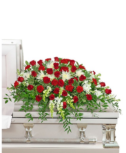 Serene Sanctuary Casket Spray Casket Spray