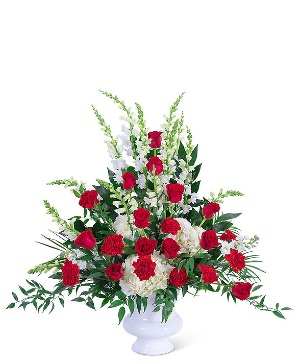 Serene Sanctuary Urn Urn Arrangement