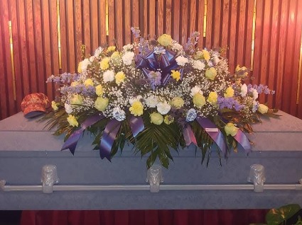 Serene Skies Casket Blanket