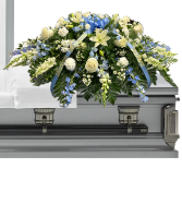 Serene Skies Casket Spray