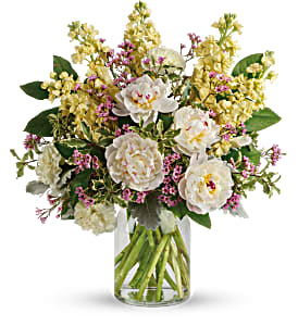 Serene Spring Peony Bouquet in Lauderhill, FL | BLOSSOM STREET FLORIST Serene Spring Peony Bouquet in Lauderhill, FL | BLOSSOM STREET FLORIST