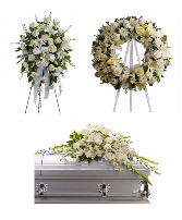 Serenity Funeral Flower Package Arrangement