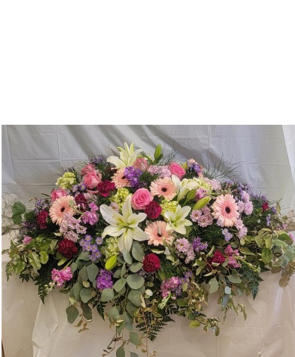 Serenity Garden Casket Spray Casket Spray