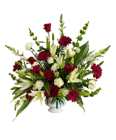 Serenity in Scarlet Urn