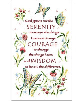Serenity Prayer Prayer Card Add-on