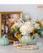 Serenity Sage Bouquet Lifestyle Arrangement