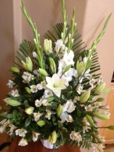 Serene Sympathy Funeral Flowers in Riverside, CA - Willow Branch Florist of  Riverside
