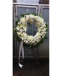 Serenity White Wreath (2 Day Notice) 260.95 300.95