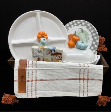 Serving up Thanksgiving Gift Basket in Southbury, CT | SOUTHBURY COUNTRY FLORIST