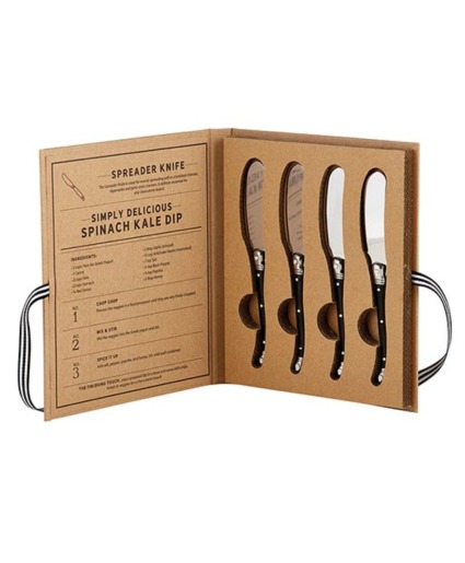 Set of 4 Charcuterie Spreaders