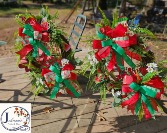 Set of Watermelon Theme Grapevine Wreaths 