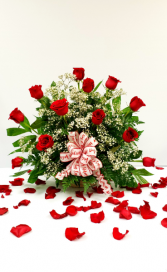 Sexy Red Dz Premium Red roses Basket