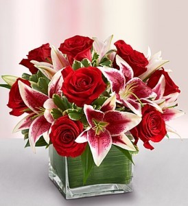 sha6 roses and lilies (red)