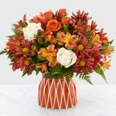 Shades of Autumn Designer Vase