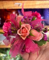 Shades of Pink Corsage  