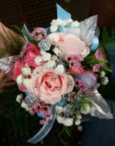 Shades of Pink Wrist Corsage