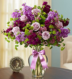 Lavender Luxury.Lavender Roses & Fragrant Matthiol An Extravagantly Loving Gift!!!   (WOW!) in Gainesville, FL | PRANGE'S FLORIST