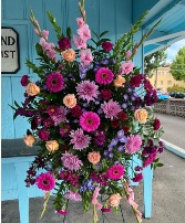 Shades of Purple Standing Easel 