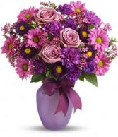 shades of purples Florial Arrangement