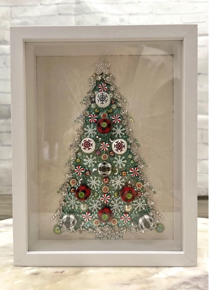 Shadow Box Christmas Tree 