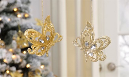 Shatterproof Butterfly Design Ornament Gift Item