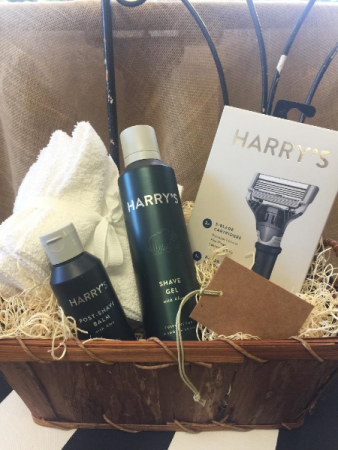 Shaving gift basket Father's Day