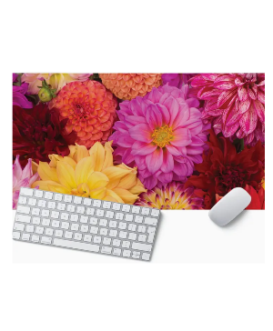 Floral Desk Mat Floral Large Desk Mat - Dahlia