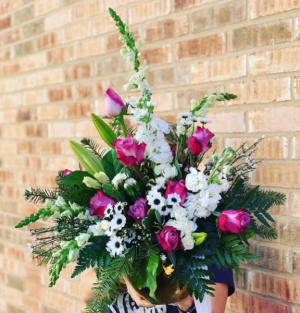 She Loves purple Fresh Arrangement 