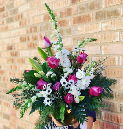 She Loves purple Fresh Arrangement