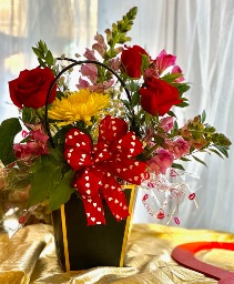 She's a Beaut Mixed Flower Valentine's Day Arrangement