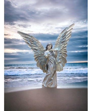 Shimmering Angel Statue in Orange, TX | TRENDZ DESIGNS
