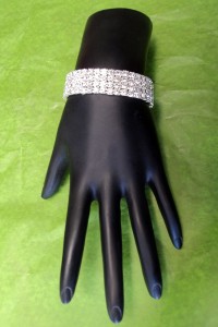Shimmering Bracelet Wrist Corsage Band