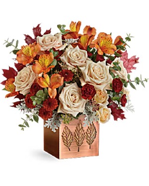 Shimmering Leaves Bouquet Fall
