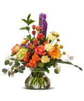 Shimmering Papaya Arrangement