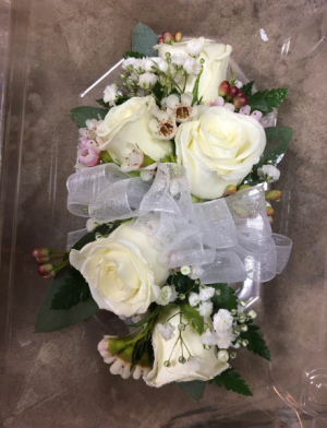 Shimmering Rose  Prom Corsage