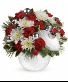 Shimmering Snow Ornament Arrangement 