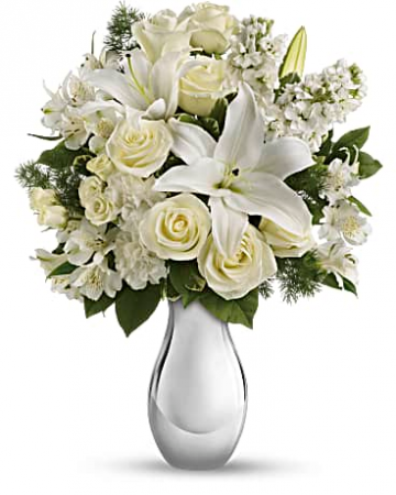 Shimmering White Christmas Bouquet
